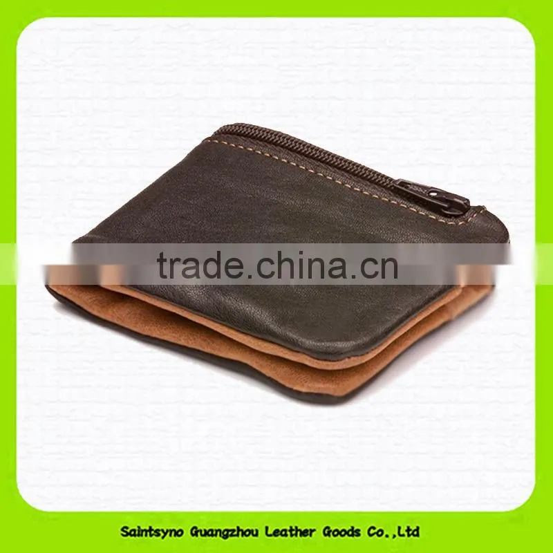 15603B Fashion leisure cow leather simple classic men's wallet