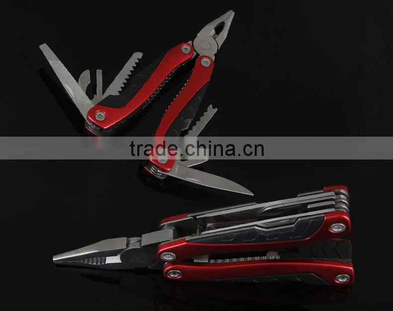 OEM Outdoor Multifunctional stainless steel pliers with knife