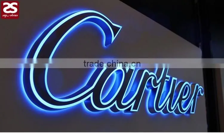 Factory Direct Sale Top Quality acrylic 3d letter sign illuminated led board