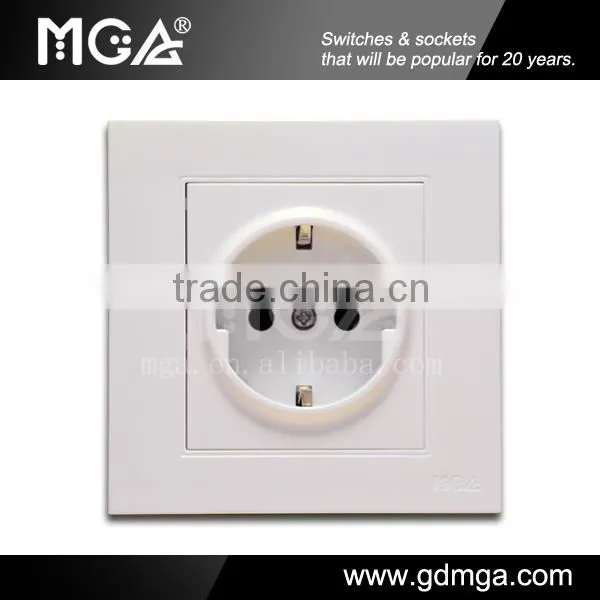 MGA A9 Series Schuko Socket& german electrical plug and socket &universal electric socket