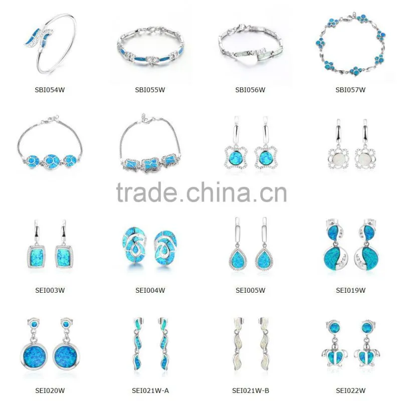 Italian 925 Sterling Silver Plated Gold Bangle Jewelry Sets