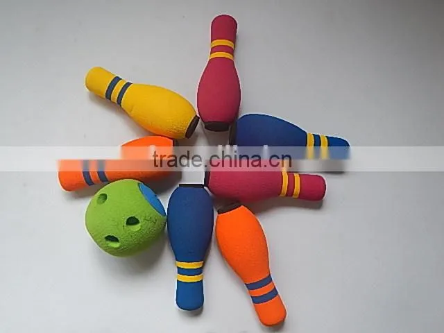 2016 mini bowling ball set,6 bowling pin and one ball