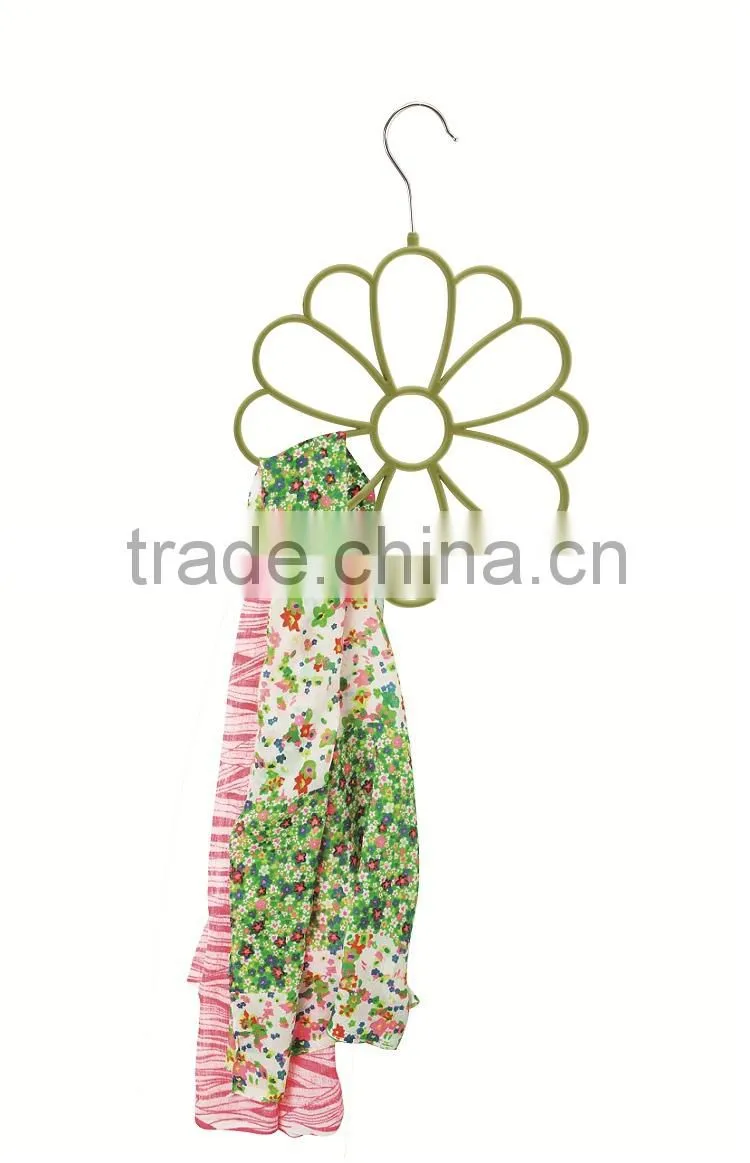 Hight Quality Flocked Flower Scarf Hanger