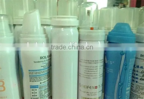 Aluminum empty aerosol body spray can