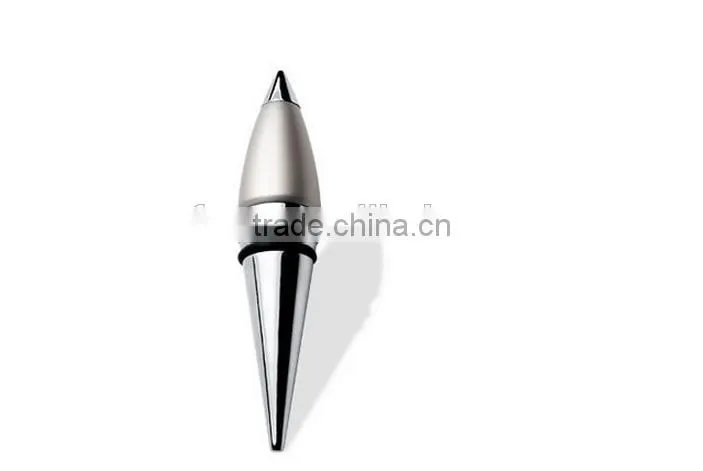 New design Zinc alloy hollow round wine bottle stopper wine preservation wine stopper