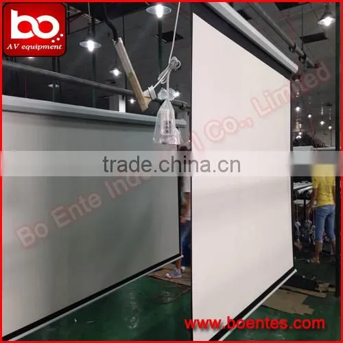 120 Inch Wall Mount Manual Projection Screen with Self-locking Design for Office Projector Display Solutions