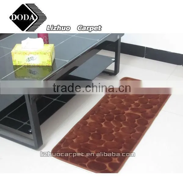 3Ddesign stone shaped bathmat entrance carpet kitchen rugs