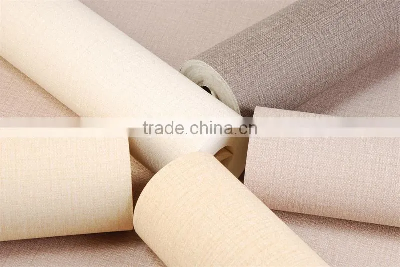 korea solid color vinyl wallpaper waterproof wallpapers for bathrooms