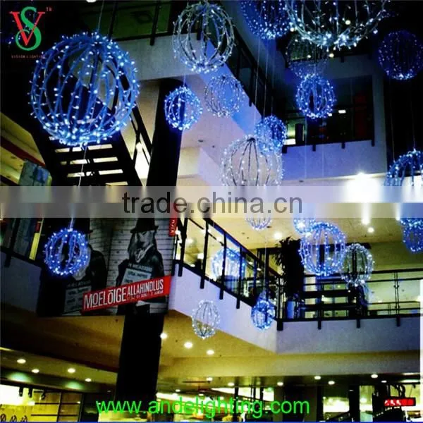 Shopping mall decoration tree decoration Dia 0.5m christmas ball light