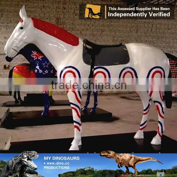 My Dino-C048 Theme Park Animal Decoration Resin Horse Model