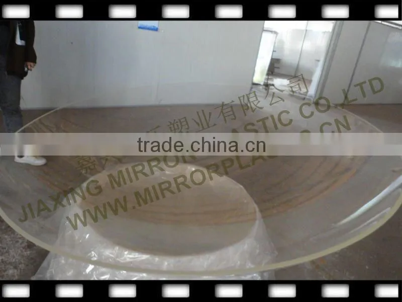 custom acrylic semisphere