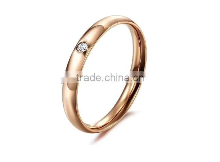 High quality 2015 Alibaba website new model rings , rose gold ring wedding ring