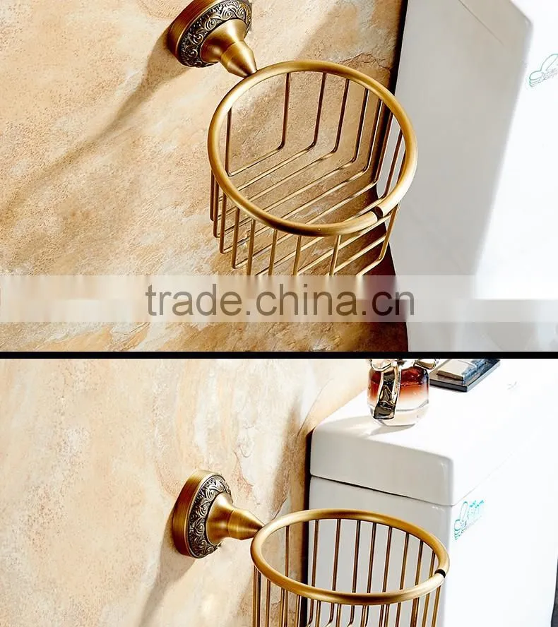 88951F batnroom accessory soap dish archaize hotel use Bath basket toilet paper holder with shelf