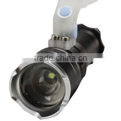 plastic led bulb rechargeable super bright flashlight