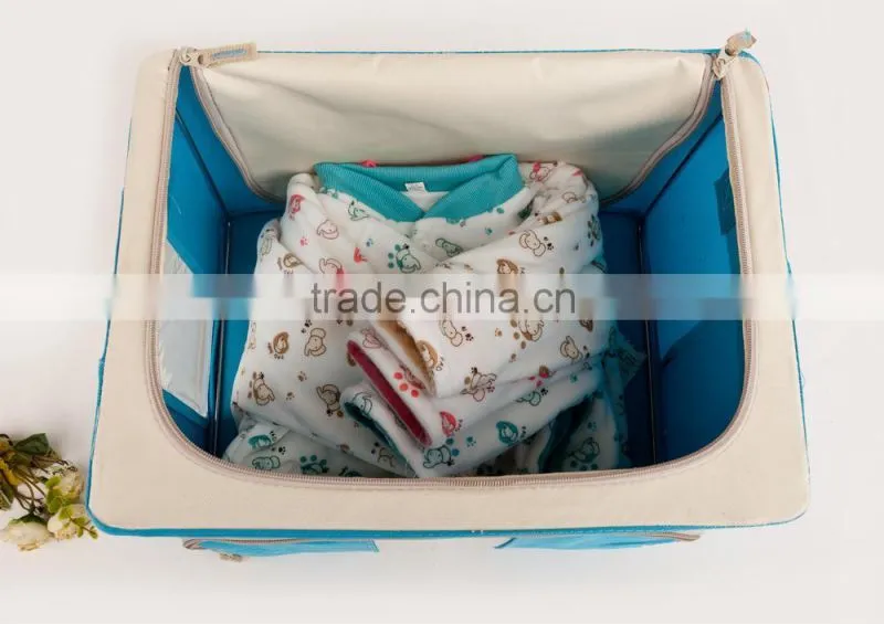 (JMLSNH001) 2015 New Arrival Blue Storage Box Clothes Container for sales