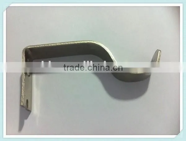 Home Decorative 13/8 Inch Brushed Steel Curtain Rod Bracket,Drapery Bracket
