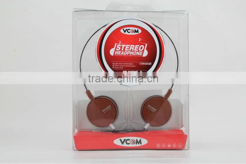 Transparent packaging fashion super bass fashion headphone