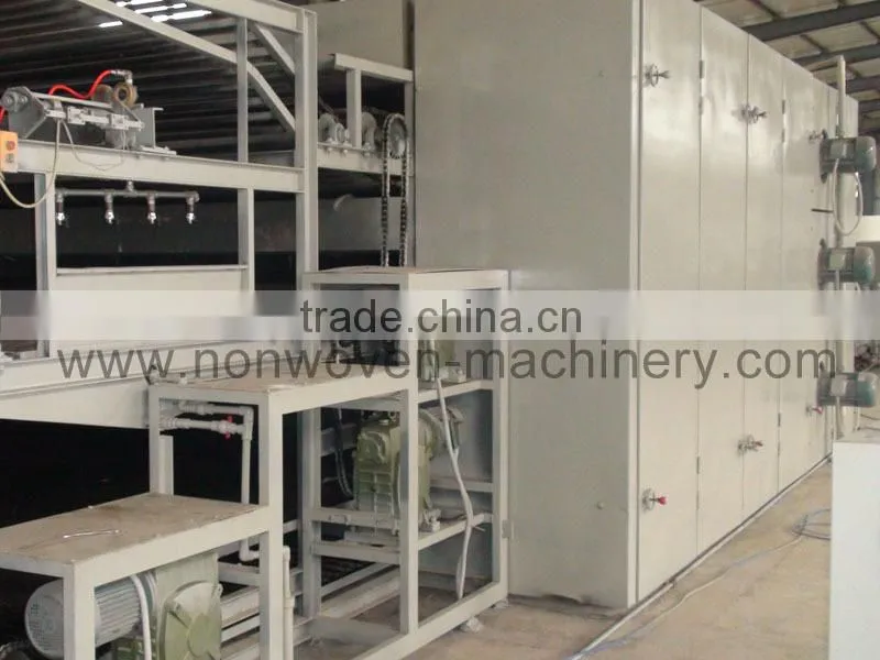 2016 nonwoven non-adhesive thermo bonded wadding production line