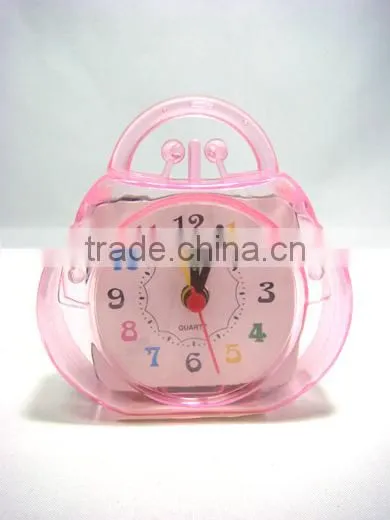 Bag Shape Plastic Desk Clock