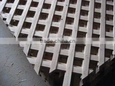 New design wooden lattice fence in garden made in China