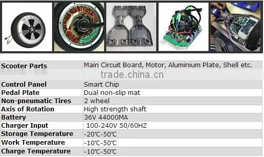2016 Hottest hoverkart for hoverboard Smart Balance Electric Scooter For Self Balancing