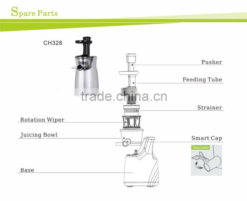 new 150W high quality slow juicer with CB CE GS ROHS LFGB
