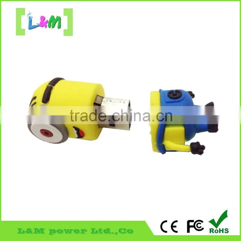 PVC USB Flash memory drive, cartoon gift usb flash memory