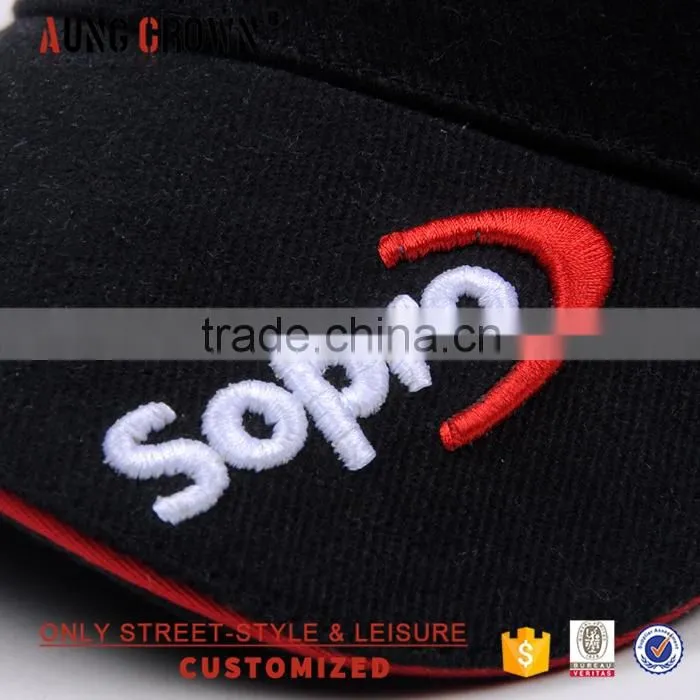 6 panel custom adjustable sports baseball caps