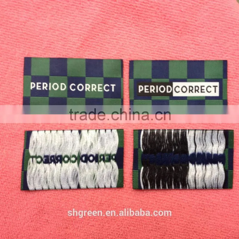 Soft clothing label,double sides garment label
