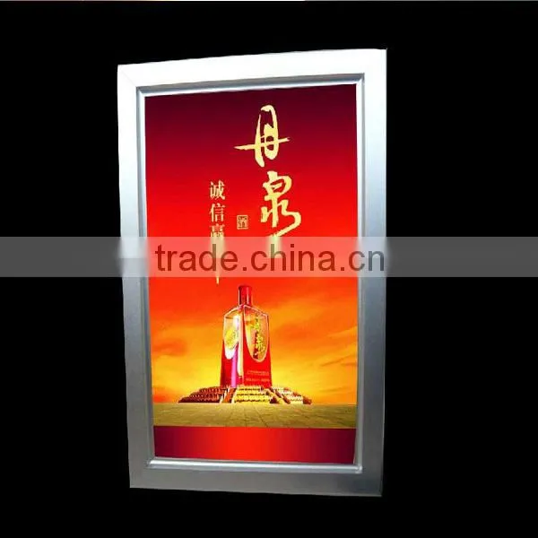 Customized size led slim ceiling light box