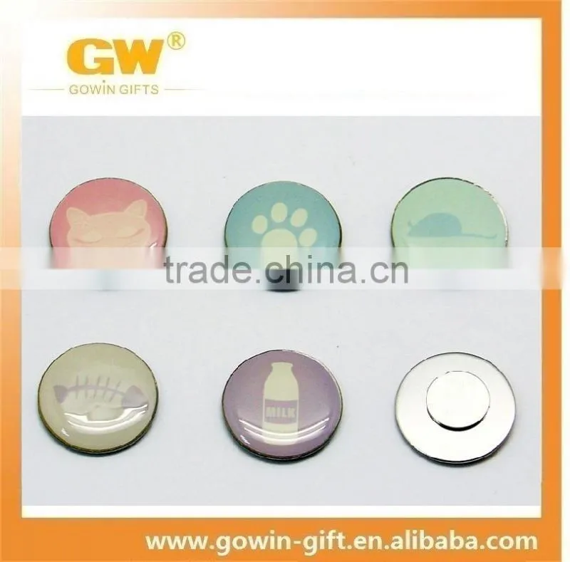 Custom metal fridge magnet