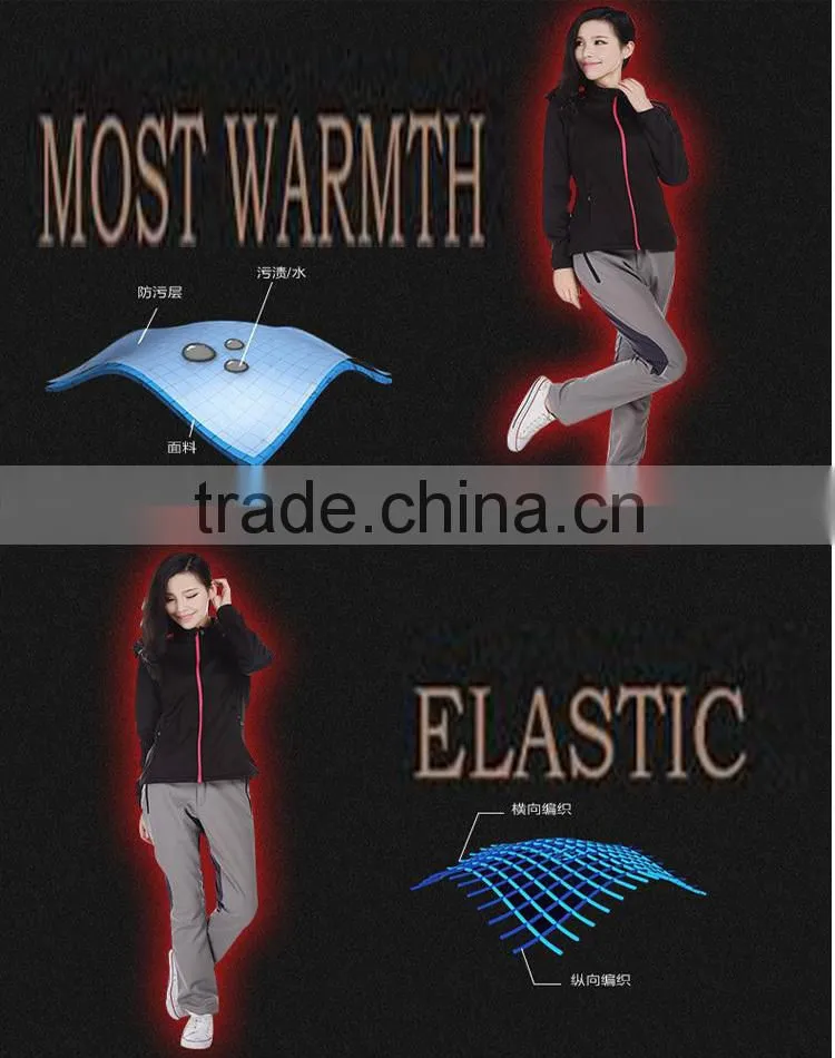 High quality winter waterproof zipper custom jogger pants