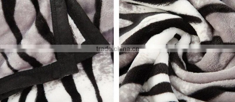 super soft thick printing flannel fleece blanket, leopard blanket