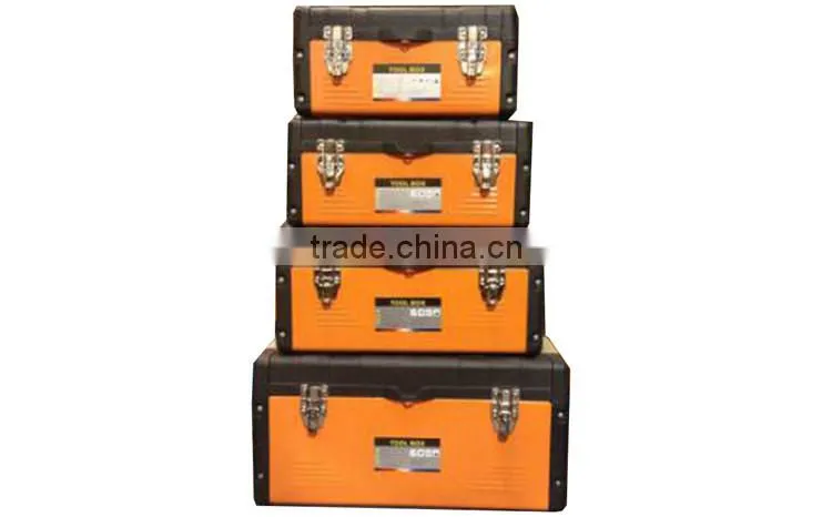 Custom color muti functional empty storage stainless steel tool box