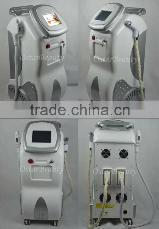 Super power multifunctional ipl rf elight beauty machine with 2 handles OB-E 01