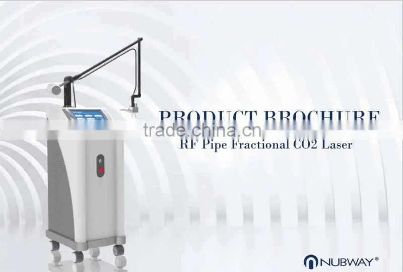 RF tube Fractional CO2 Laser Machine NBW-FII with vaginal handles
