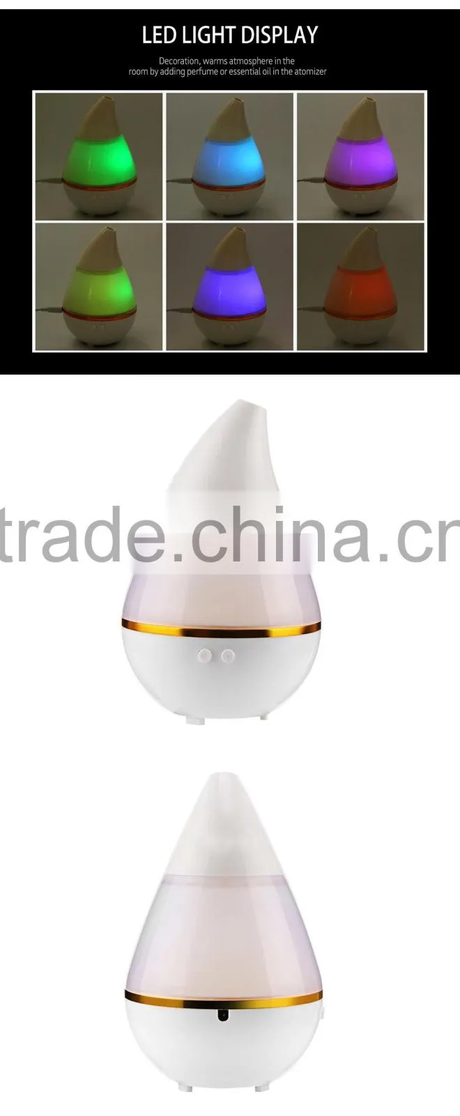 Ultrasonic Humidifier USB Humidifier Car Aromatherapy Essential Oil Diffuser Atomizer Air Purifier Mist Maker Fogger