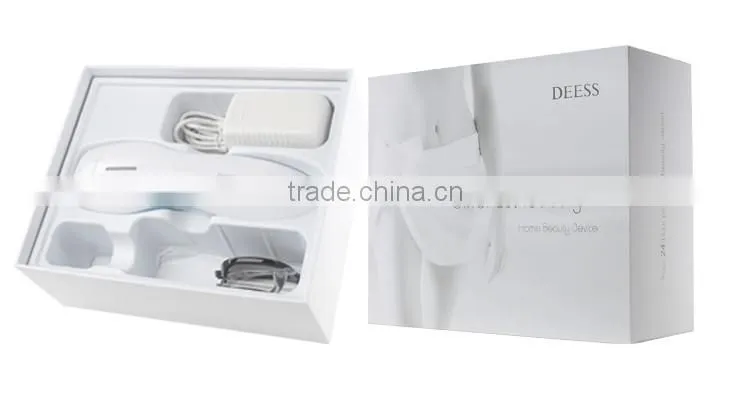 DEESS small portable ipl laser permanent hair remover with changeable filters 95000 flashes for each filter