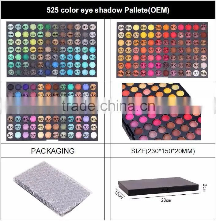 Good Quality 252 color eyeshadow makeup palette eyeshadow manly cosmetics eyeshadow