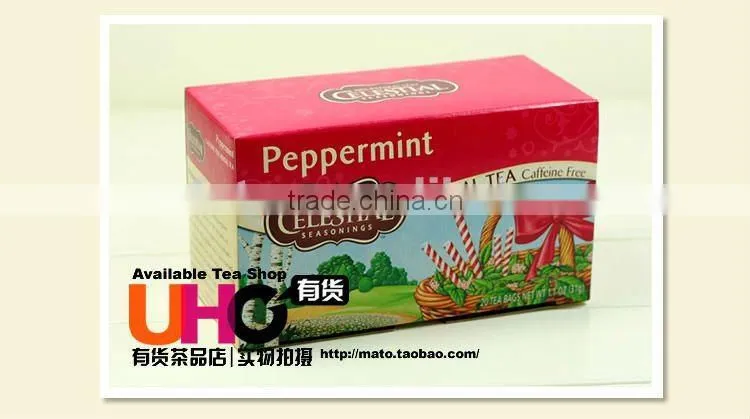 Peppermint tea bag