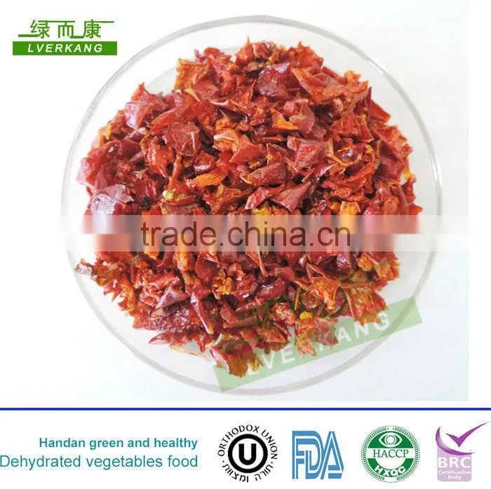 2014 NEW Natural red color 5*5mm dehydrated carrot from China
