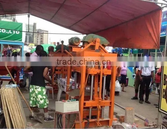 China famous brand Shengya semi-auto brick machine QTJ4-40 vibration brick machine price in Kenya
