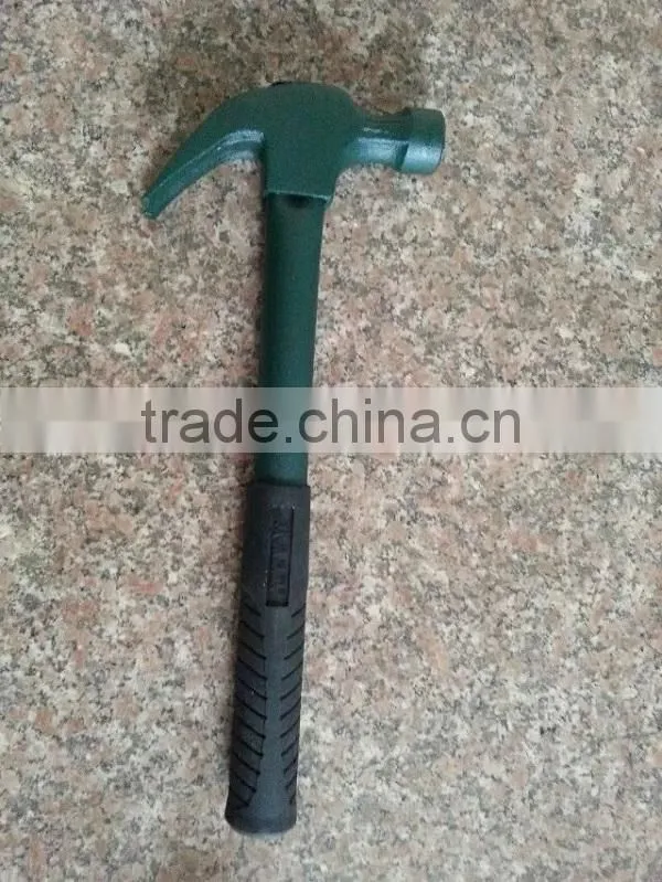 American type claw hammer,carbon steel claw hammer with pipe handle