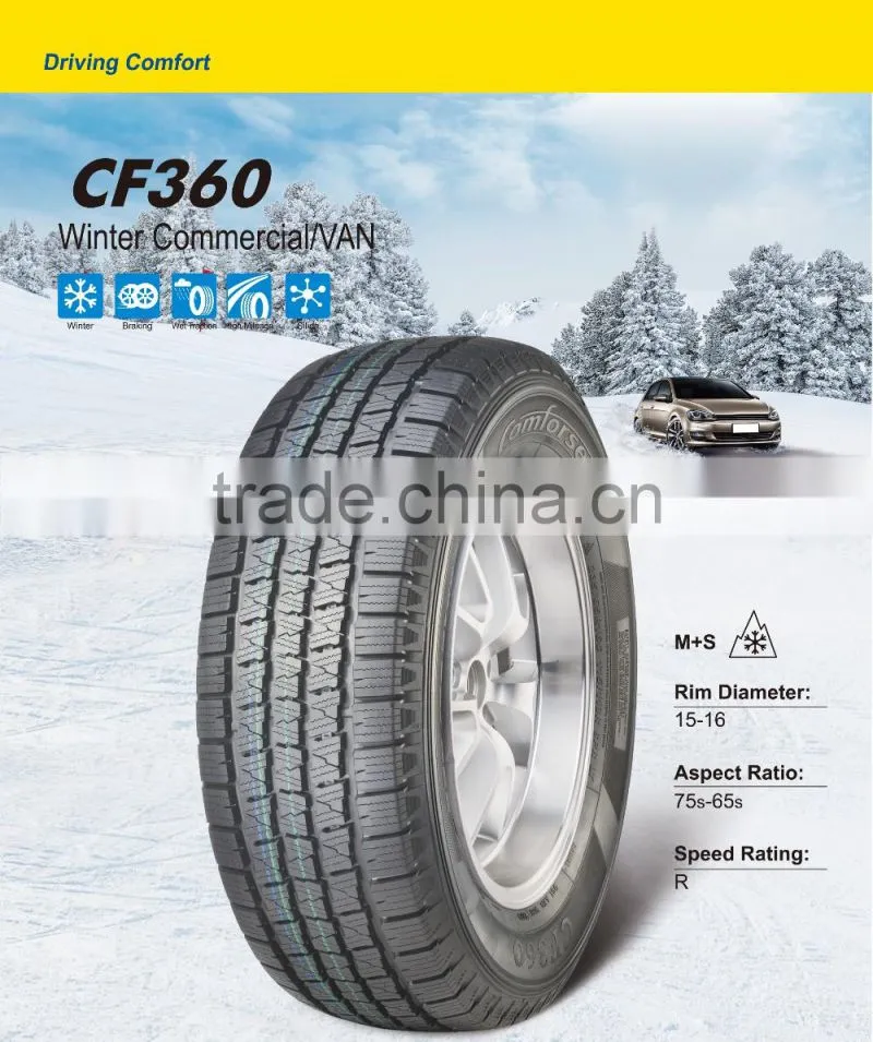 195/65R16C Chinese winter new car tires, COMFORSER tires, cheap car tires in china