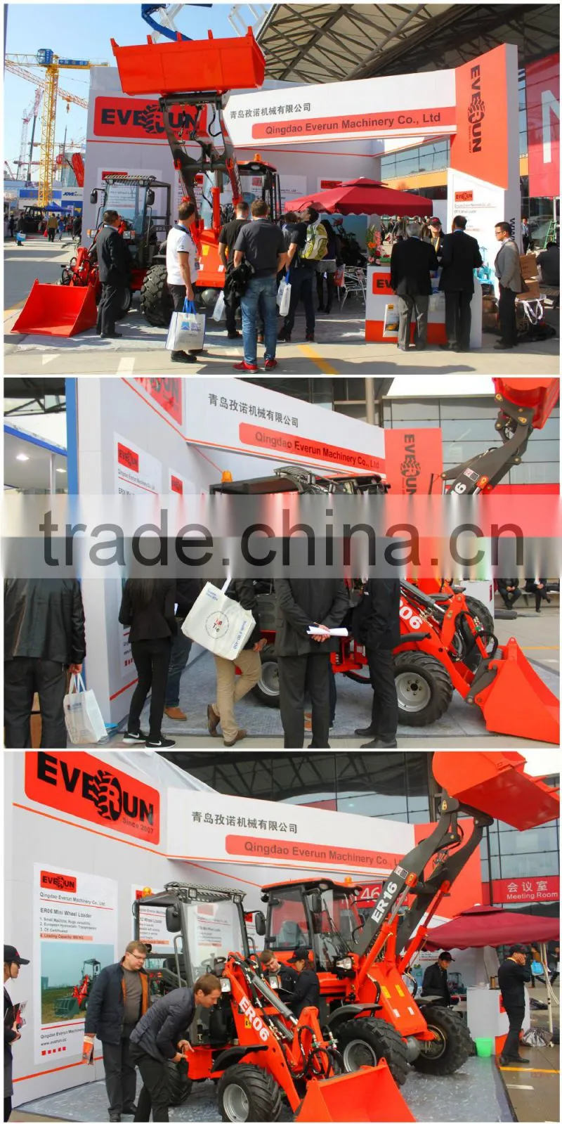 Everun Telescopic Wheel Loader ER1500 with Rops&Fops
