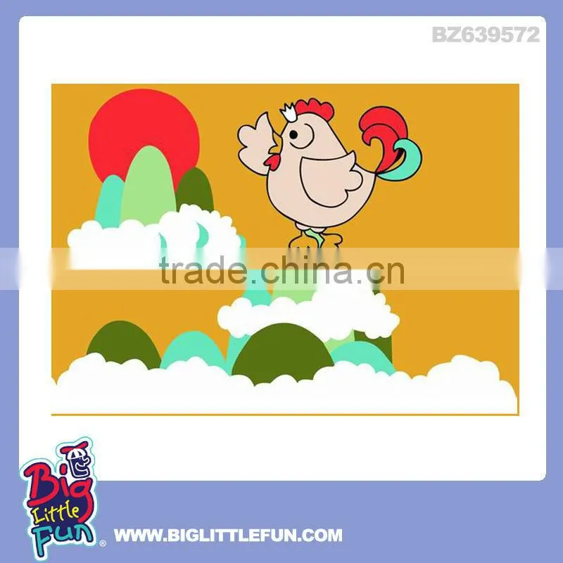 DIY oil painting by numbers painting toy