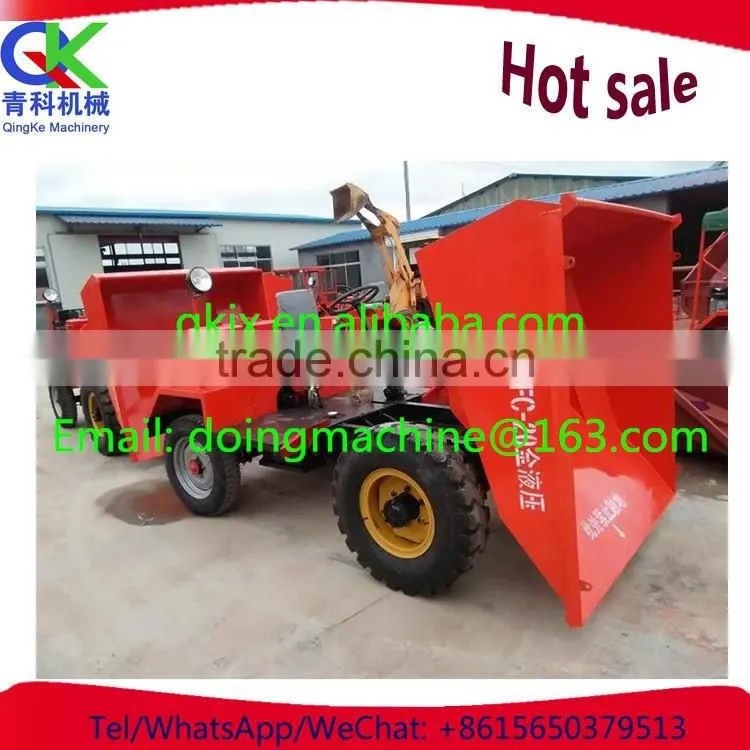 small truck Dumper with four wheel dumper truck