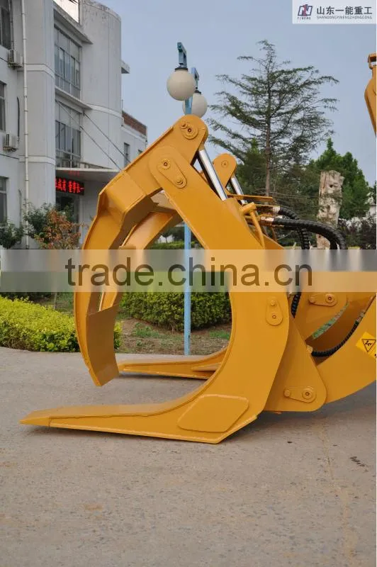 YN935 front end loader with log grasp