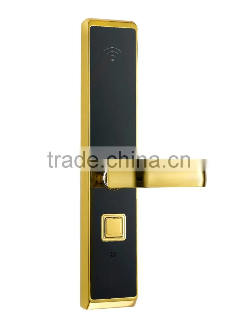 Popular sell touch screen aluminium alloy handle intelligent door lock