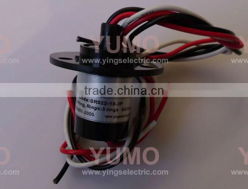 SR022-18-3P Slip ring 3rings 6a per ring